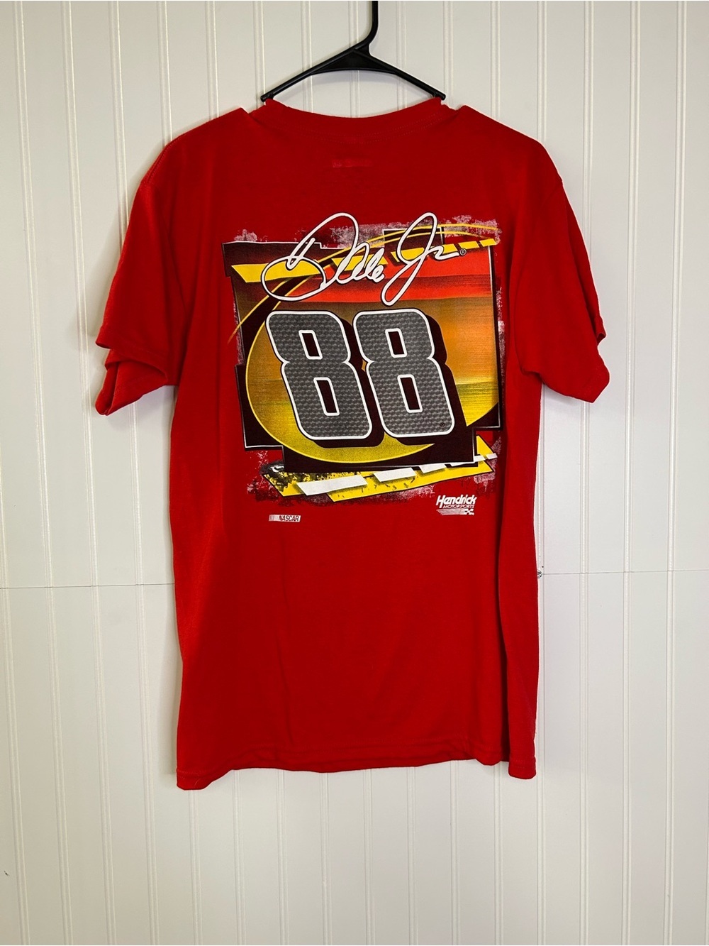 Dale Jr. Red Graphic Racing T‑Shirt Size Medium - Picture 2 of 5